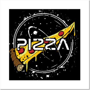 Funny Slice Of Pizza Nasa Parody Posters and Art